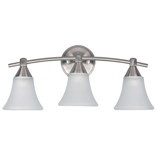 Canarm - IVL221A03BPT - Three Light Vanity - Grace - Brushed Pewter