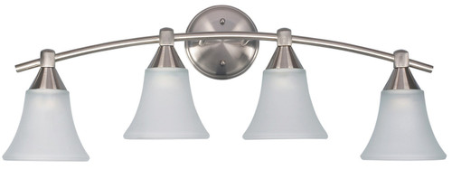 Canarm - IVL221A04BPT - Four Light Vanity - Grace - Brushed Pewter