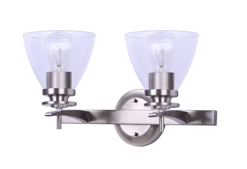 Canarm - IVL256A02BN-RG - Two Light Vanity - New Yorker - Brushed Nickel