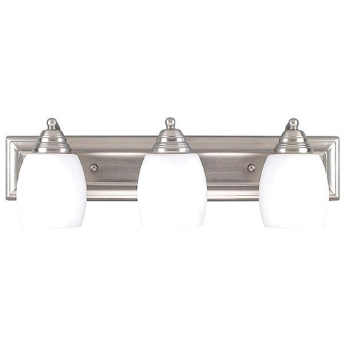 Canarm - IVL259A03BPT - Three Light Vanity - Griffin - Brushed Pewter