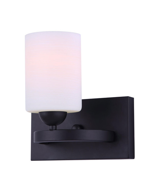 Canarm - IVL370A01BK - One Light Vanity - Hampton - Black