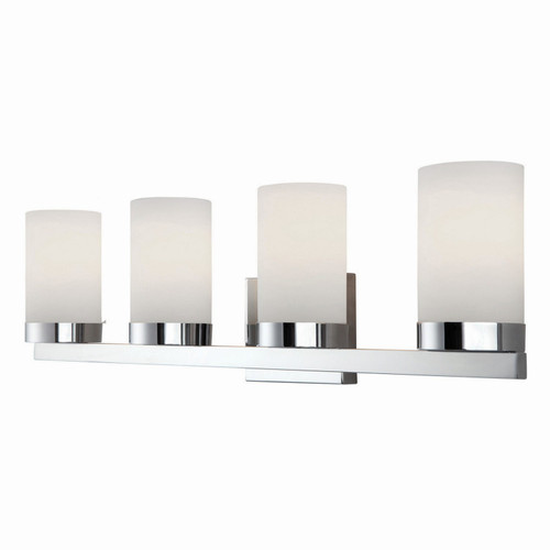 Canarm - IVL429A04CH - Four Light Vanity - Milo - Chrome