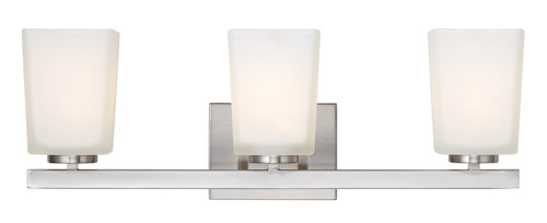 Canarm - IVL472A03BN - Three Light Vanity - Hartley - Brushed Nickel