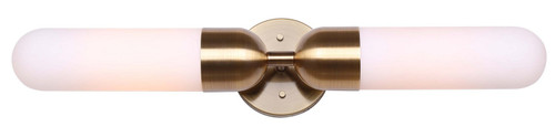 Canarm - IWF1126A02GD - Two Light Wall Sconce - Bevin - Gold