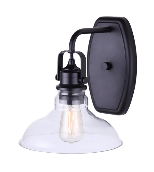 Canarm - IWL505B01BK - One Light Wall Sconce - Farrell - Metal