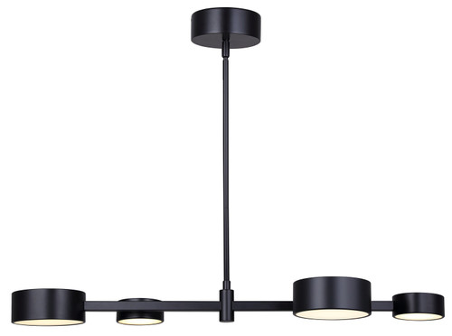 Canarm - LPL315A04BK - LED Pendant - Montgomery - Matte Black