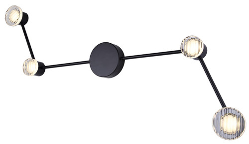 Canarm - LWF313A04BK - LED Wall Sconce - Vanya - Black