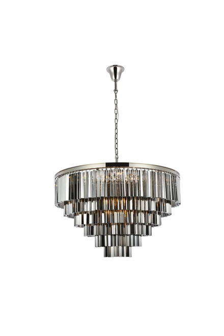 Elegant Lighting - 1201D44PN-SS/RC - 33 Light Chandelier - Sydney - Polished nickel