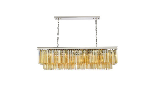 Elegant Lighting - 1202D50PN-GT/RC - 12 Light Chandelier - Sydney - Polished nickel