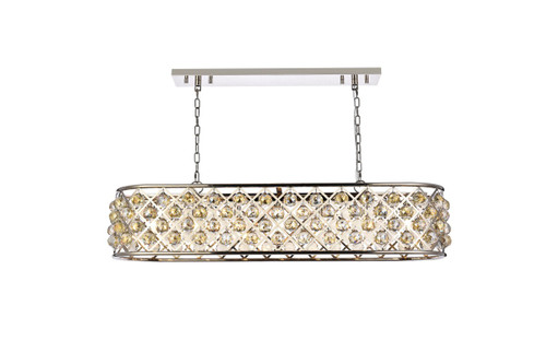 Elegant Lighting - 1216G50PN-GT/RC - Seven Light Chandelier - Madison - Polished Nickel