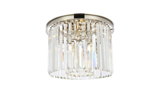 Elegant Lighting - 1238F20PN/RC - Six Light Flush Mount - Sydney - Polished nickel