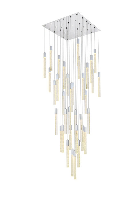 Elegant Lighting - 2066G42C - 36 Light Pendant - Weston - chrome