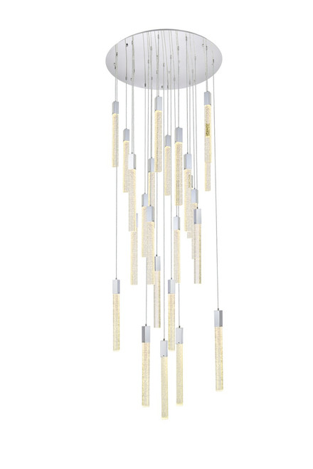 Elegant Lighting - 2067G42C - 25 Light Pendant - Weston - chrome