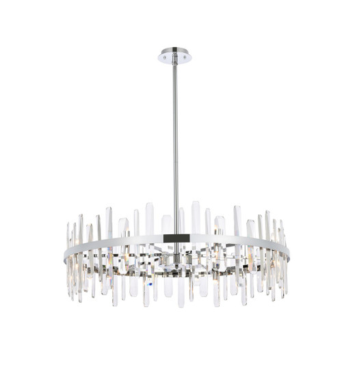 Elegant Lighting - 2200D36C - 16 Light Chandelier - Serena - chrome