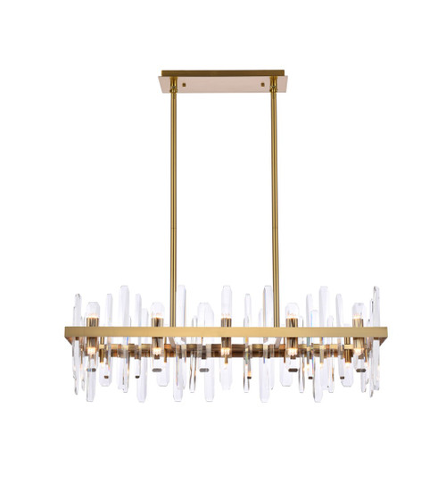 Elegant Lighting - 2200G36SG - 20 Light Chandelier - Serena - satin gold