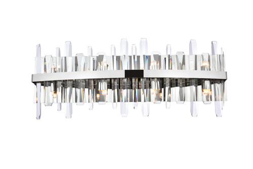 Elegant Lighting - 2200W30C - Eight Light Bath Sconce - Serena - chrome