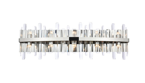 Elegant Lighting - 2200W36C - Ten Light Bath Sconce - Serena - chrome