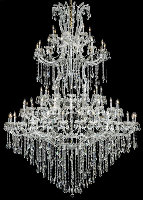 Elegant Lighting - 2801G96C/RC - 85 Light Chandelier - Maria Theresa - Chrome