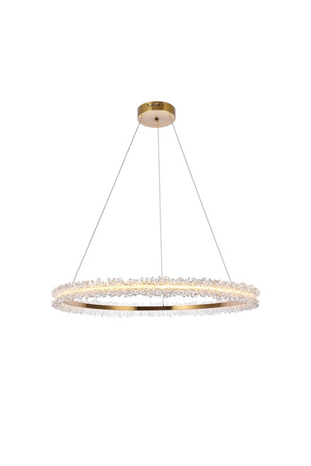 Elegant Lighting - 3506D34G - LED Pendant - Laurel - Gold