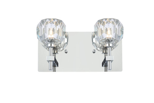 Elegant Lighting - 3509W11C - Two Light Wall Sconce - Graham - Chrome