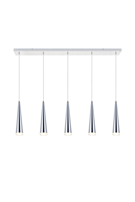 Elegant Lighting - 5201D42C - LED Pendant - Fantasia - Chrome