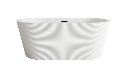Elegant Lighting - BT30759GW-MBK - Bathtub - Bryant - Glossy White
