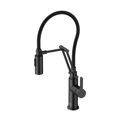 Elegant Lighting - FAK-304MBK - Kitchen Faucet - Leonardo - Matte Black