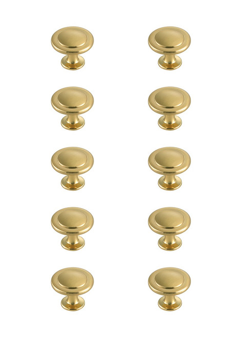 Elegant Lighting - KB2005-GD-10PK - Knob Multipack (Set of 10) - Logyn - Brushed Gold
