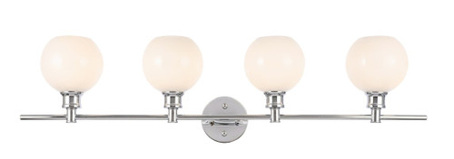 Elegant Lighting - LD2323C - Four Light Wall Sconce - Collier - Chrome and Frosted white glass