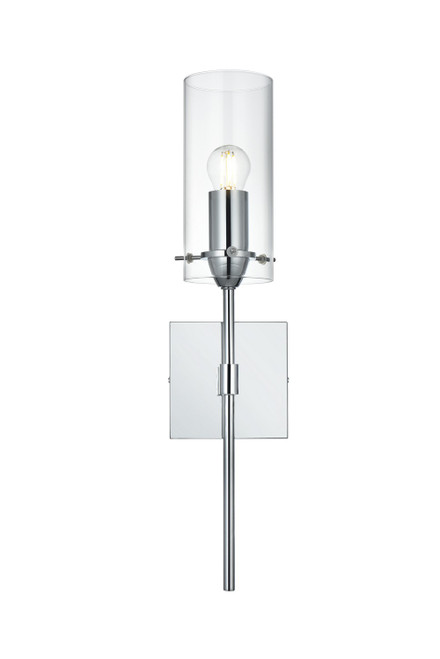Elegant Lighting - LD2361C - One Light Wall Sconce - Elsreth - Chrome and Clear
