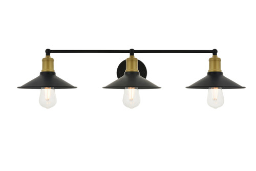 Elegant Lighting - LD4033W33BRB - Three Light Wall Sconce - Etude - brass