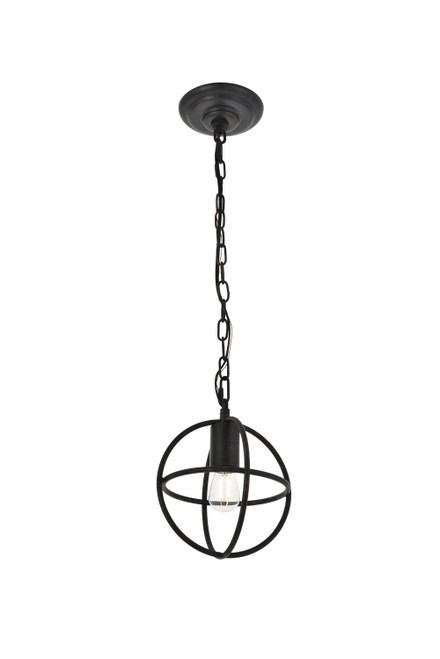 Elegant Lighting - LD4067D8DB - One Light Pendant - Octavia - Dark Brown
