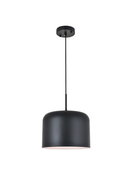 Elegant Lighting - LD4071D11BK - One Light Pendant - Etude - Black