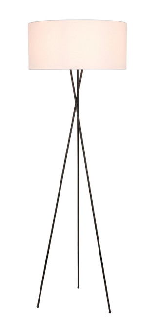 Elegant Lighting - LD6189BK - One Light Table Lamp - Cason - Black and White shade