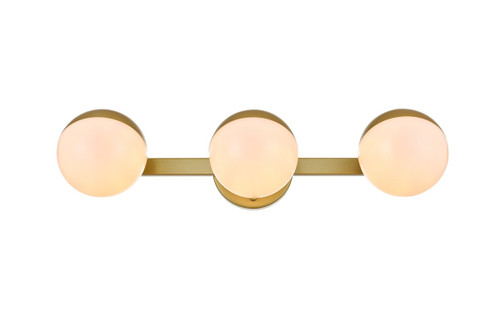 Elegant Lighting - LD7305W21BRA - Three Light Bath Sconce - Majesty - Brass