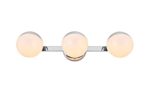 Elegant Lighting - LD7305W21CH - Three Light Bath Sconce - Majesty - Chrome