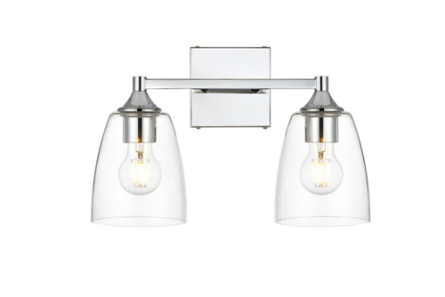 Elegant Lighting - LD7307W15CH - Two Light Bath Sconce - Gianni - Chrome