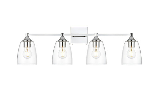 Elegant Lighting - LD7307W32CH - Four Light Bath Sconce - Gianni - Chrome