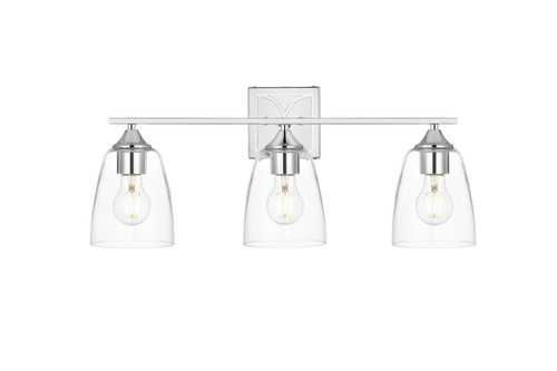 Elegant Lighting - LD7309W24CH - Three Light Bath Sconce - Harris - Chrome