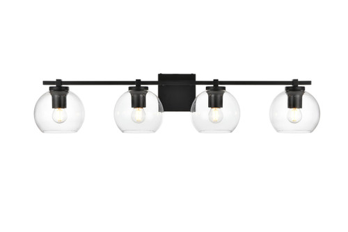 Elegant Lighting - LD7311W34BLK - Four Light Bath Sconce - Juelz - Black