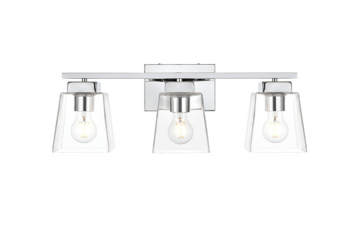 Elegant Lighting - LD7312W23CH - Three Light Bath Sconce - Merrick - Chrome