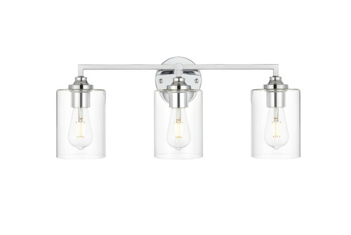 Elegant Lighting - LD7315W23CH - Three Light Bath Sconce - Mayson - Chrome and Clear