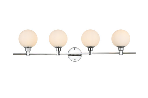 Elegant Lighting - LD7317W38CH - Four Light Bath Sconce - Cordelia - Chrome