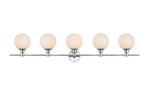 Elegant Lighting - LD7317W47CH - Five Light Bath Sconce - Cordelia - Chrome