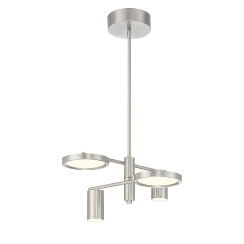 George Kovacs - P5494-084-L - LED Chandelier - Swivel - Brushed Nickel