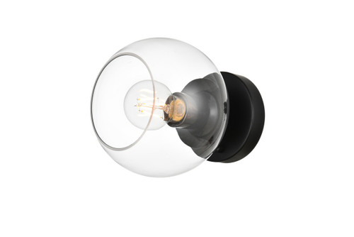 Elegant Lighting - LD7320W7BLK - One Light Bath Sconce - Rogelio - Black