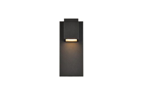 Elegant Lighting - LDOD4007BK - LED Outdoor Wall Lamp - Raine - black