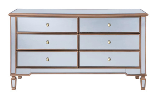 Elegant Lighting - MF6-1136G - Cabinet - Contempo - Hand rubbed antique gold