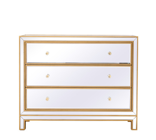 Elegant Lighting - MF72019G - Chest - REFLEXION - Antique gold