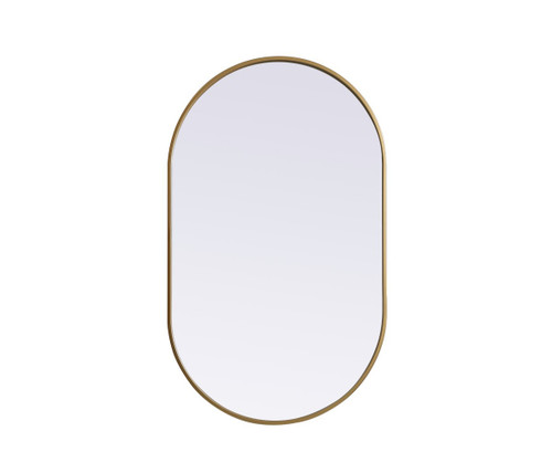 Elegant Lighting - MR2A2440BRS - Mirror - Asha - Brass